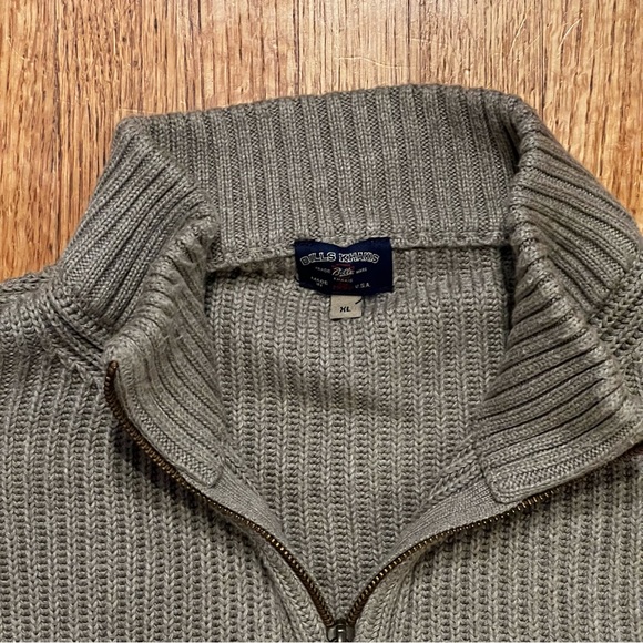 Bill’s Khakis Cardigan Full Zip Sweater XL Front Pockets - Picture 2 of 8